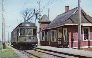 montreal southern counties express  passenger and cargo 107 at chambly station on it`s last run.jpg