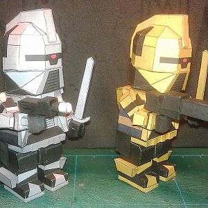 "Lego style" Cylons (both Silver & Gold)