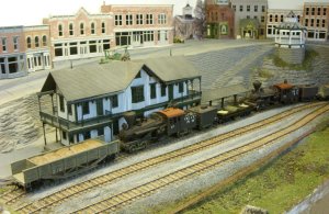 Za1 Old Harlow w track cleaning  train..jpg