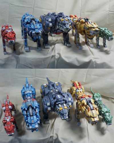 zoid voltron lions.jpg