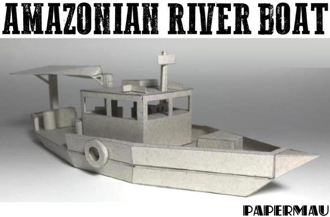 amazonian boat papercraft by papermau 001.JPG