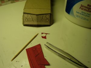 red gt hawk grille base color in place.JPG