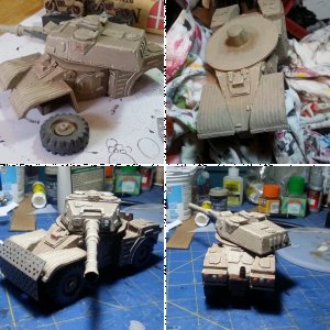 T19 Warga Armored Car 28mm