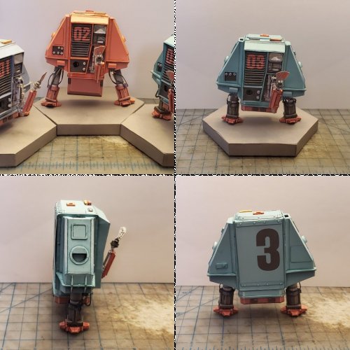 SILENT RUNNING MAITENANCE DROIDS (HUEY, DEWY, & LOUIE)