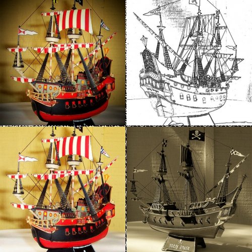 Revell Jolly Roger Pirate Ship - Plastic Kit