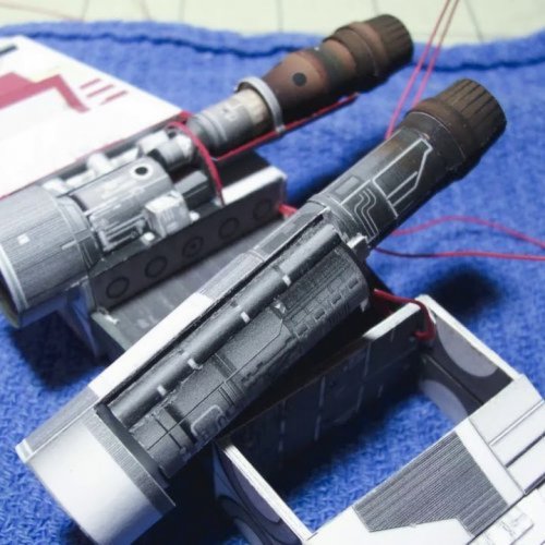 Star Wars, X-Wing Paper Model - Build Video