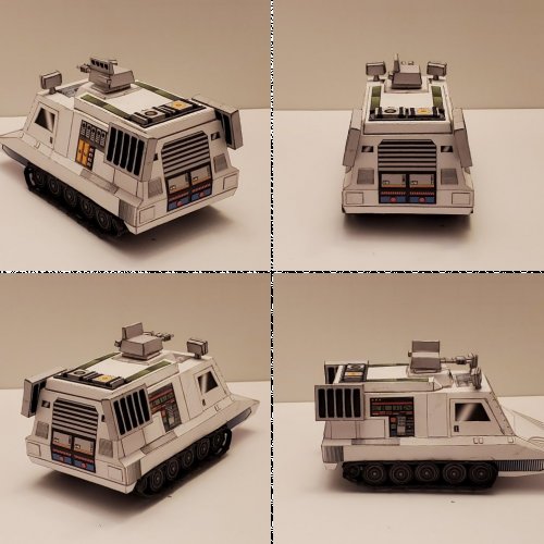 MK-I (armed) Land Rover from "BUCK ROGER in the 25th CENTURY" (MEGO livery) in 1:50 scale