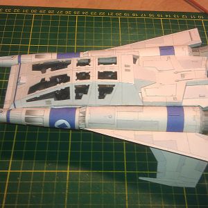 Buck Rogers Thunder Fighter QUAD (with Cockpit interior 2.0)