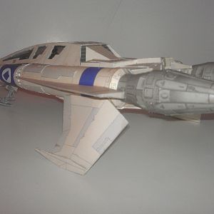 Buck Rogers Thunder Fighter QUAD (with Cockpit interior 2.0)