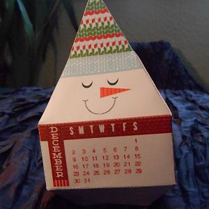 snowmen calendar