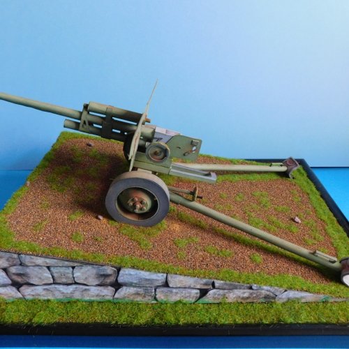 Russian anti-tank gun ZIS-2 (Slovakia)