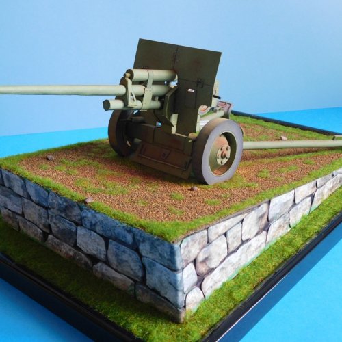 Russian anti-tank gun ZIS-2 (Slovakia)