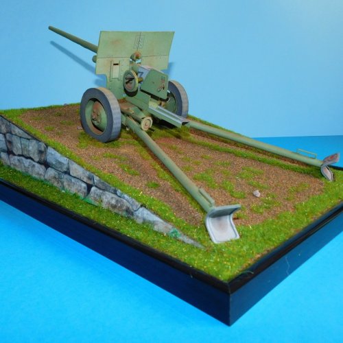 Russian anti-tank gun ZIS-2 (Slovakia)