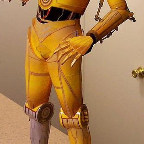 C3PO 1/12 Scale Paper Model