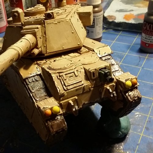 Abrams Inspired MBT, glacis detail