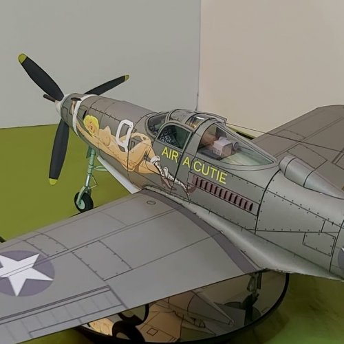 P39f Aircobra papercraft