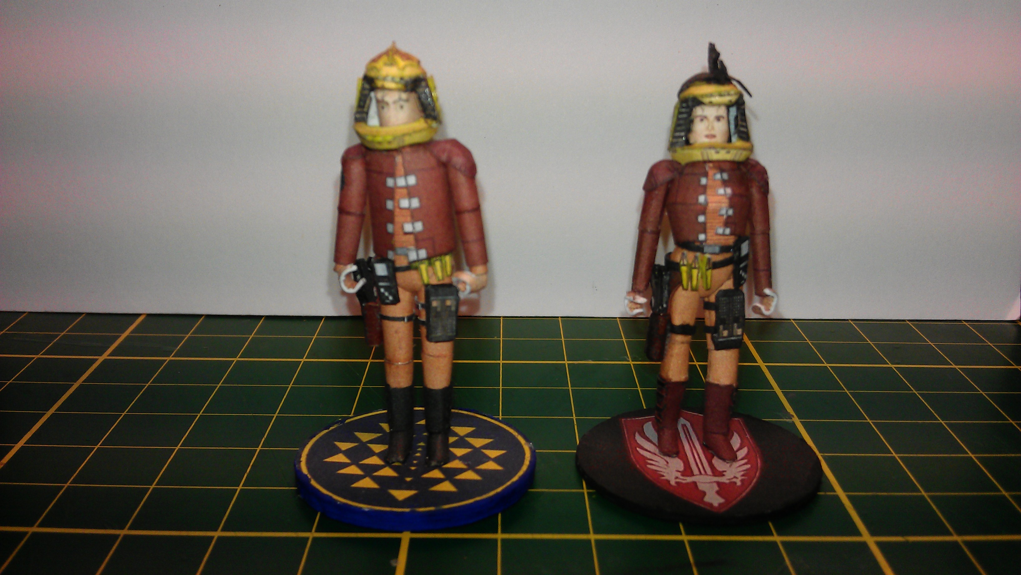 Colonial Warrior Viper Pilots (male & female)