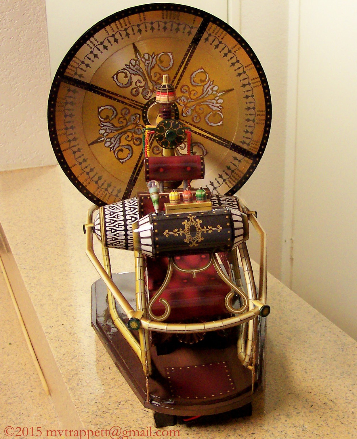 HG Wells - The Time Machine 1/12 Scale Paper Model