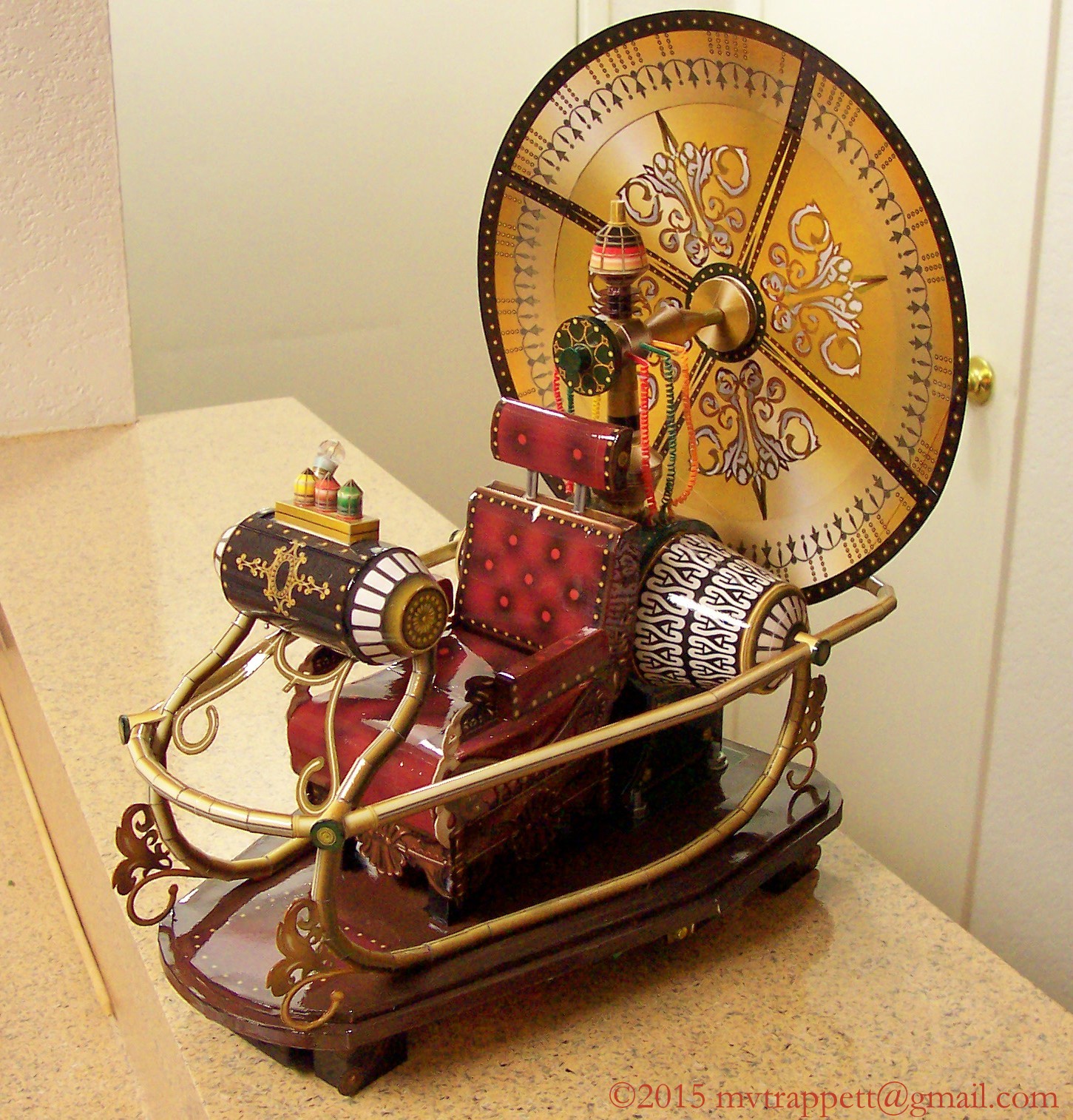 HG Wells - The Time Machine 1/12 Scale Paper Model