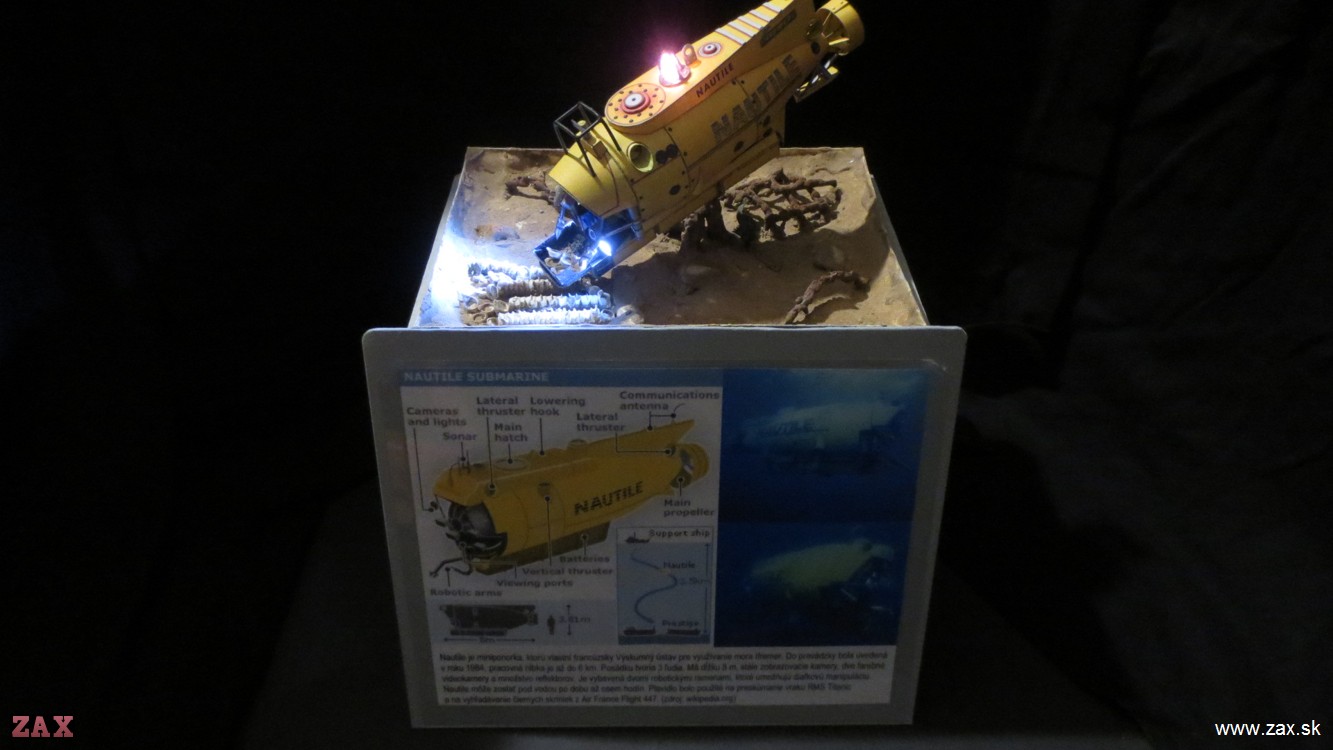 NAUTILE (paper model mini submarine)