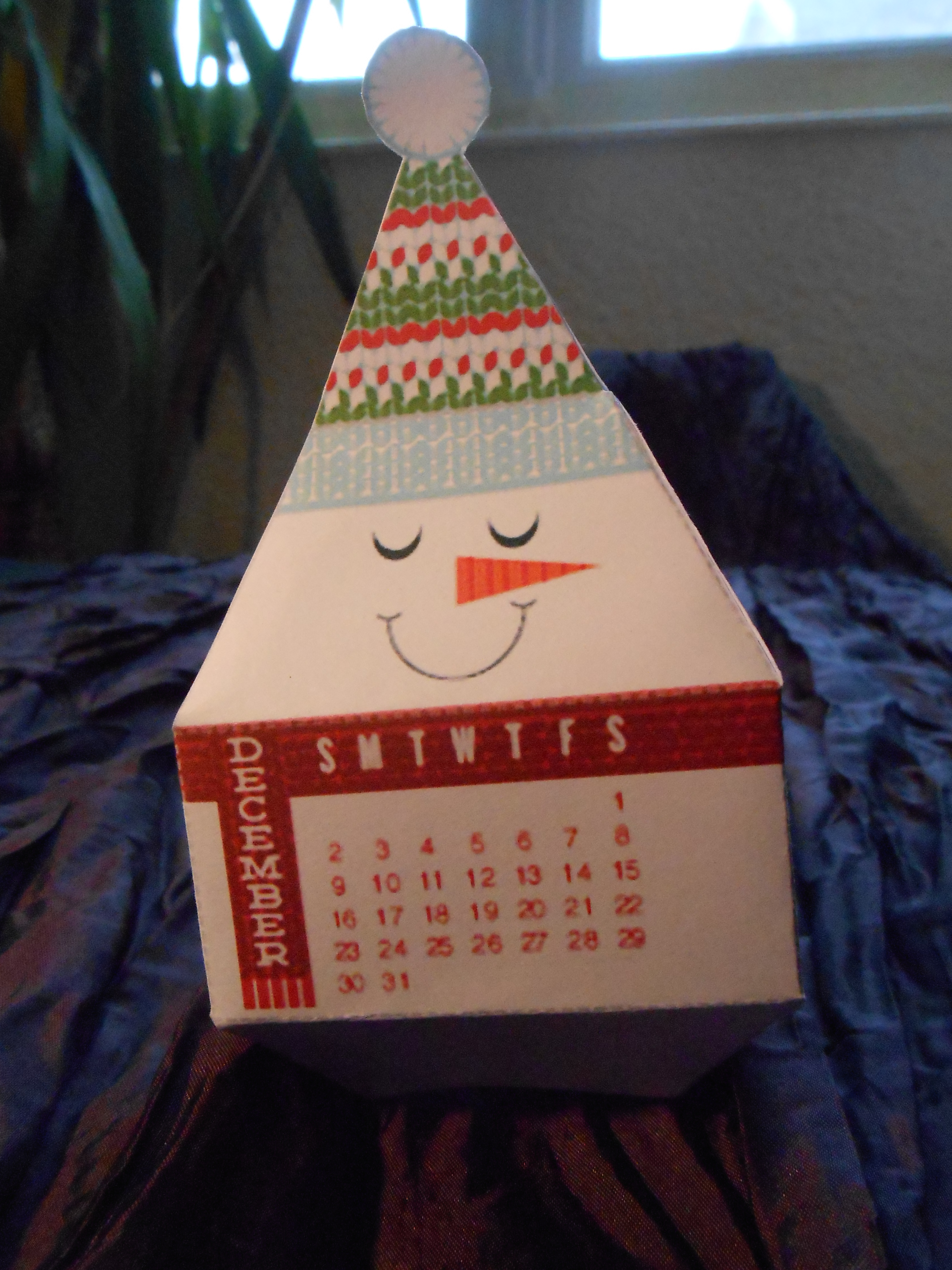 snowmen calendar